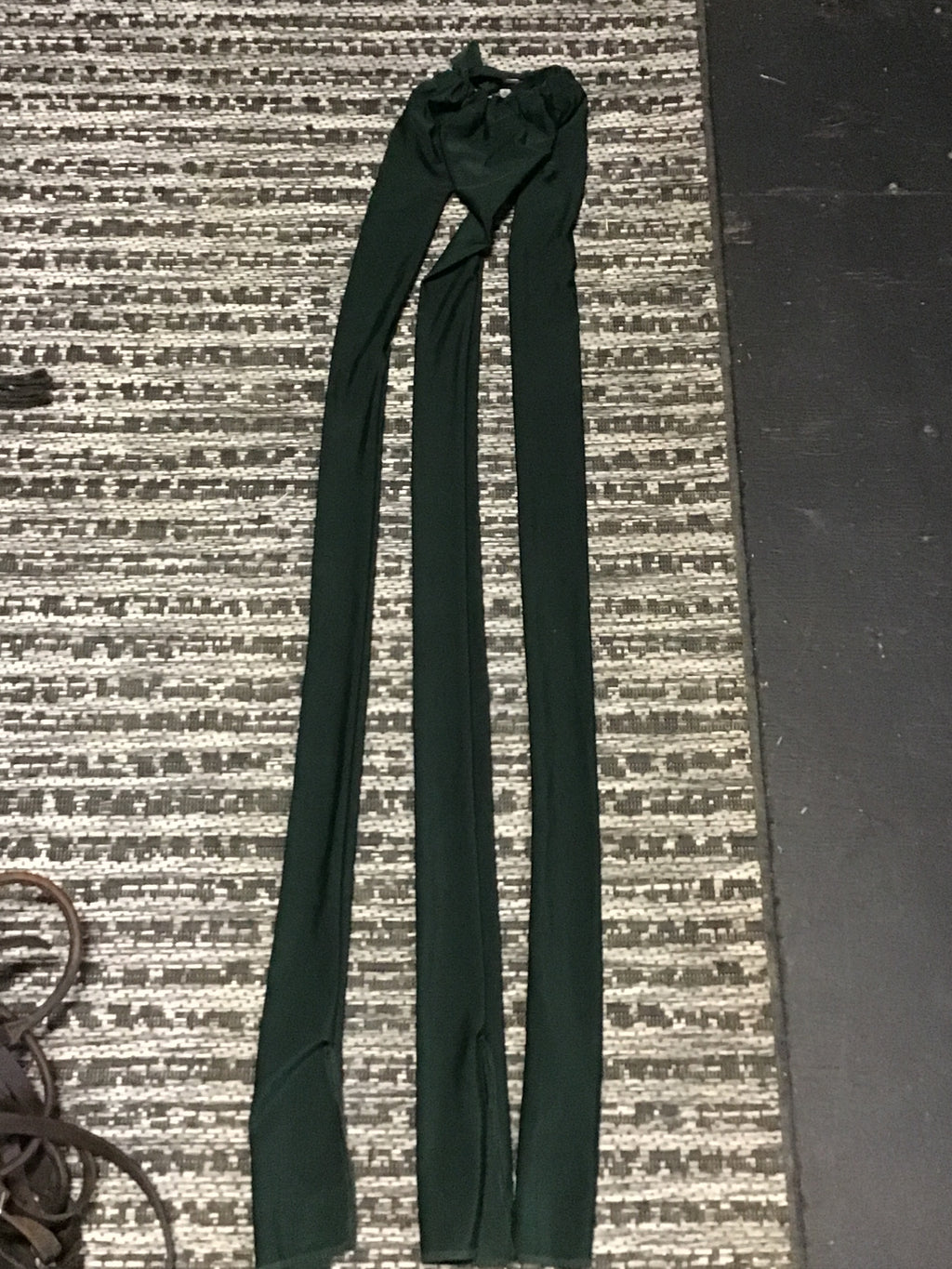 Green Lycra tail bag