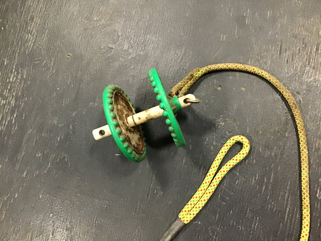 Green and yellow likit holder