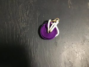 Purple nylon rope lead