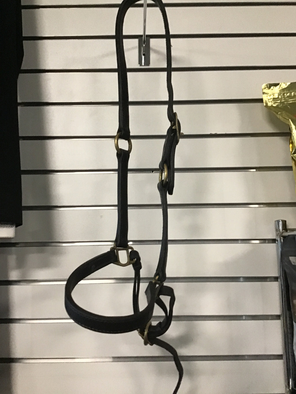 Leather grooming halter-FS