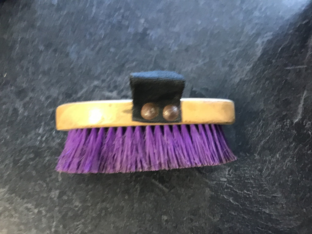 Small wooden purple brush