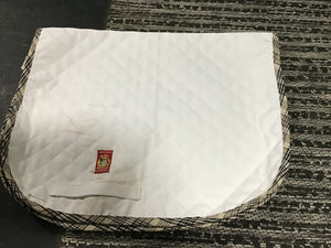 Léttia White Saddle Pad