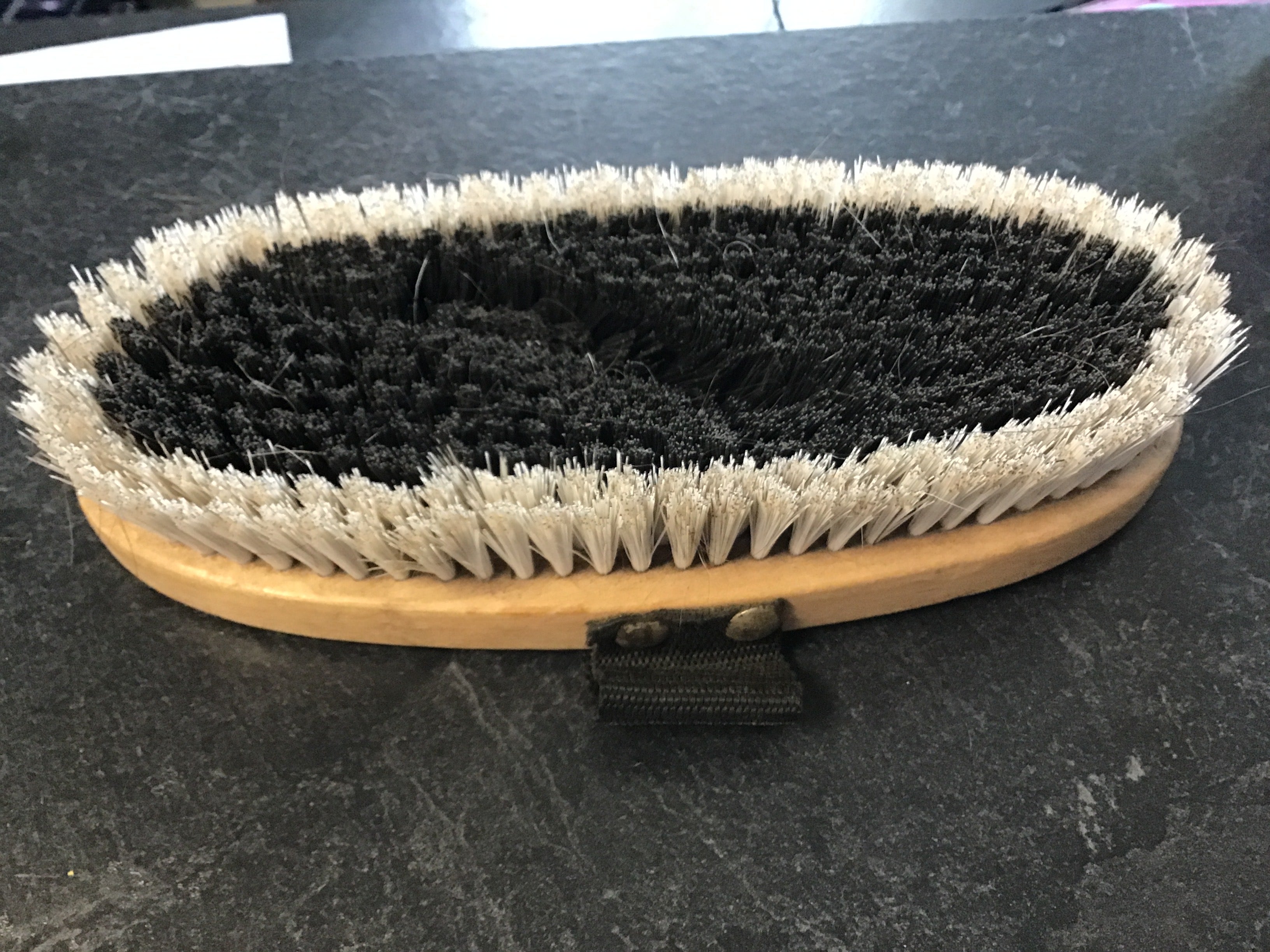 Wooden body brush