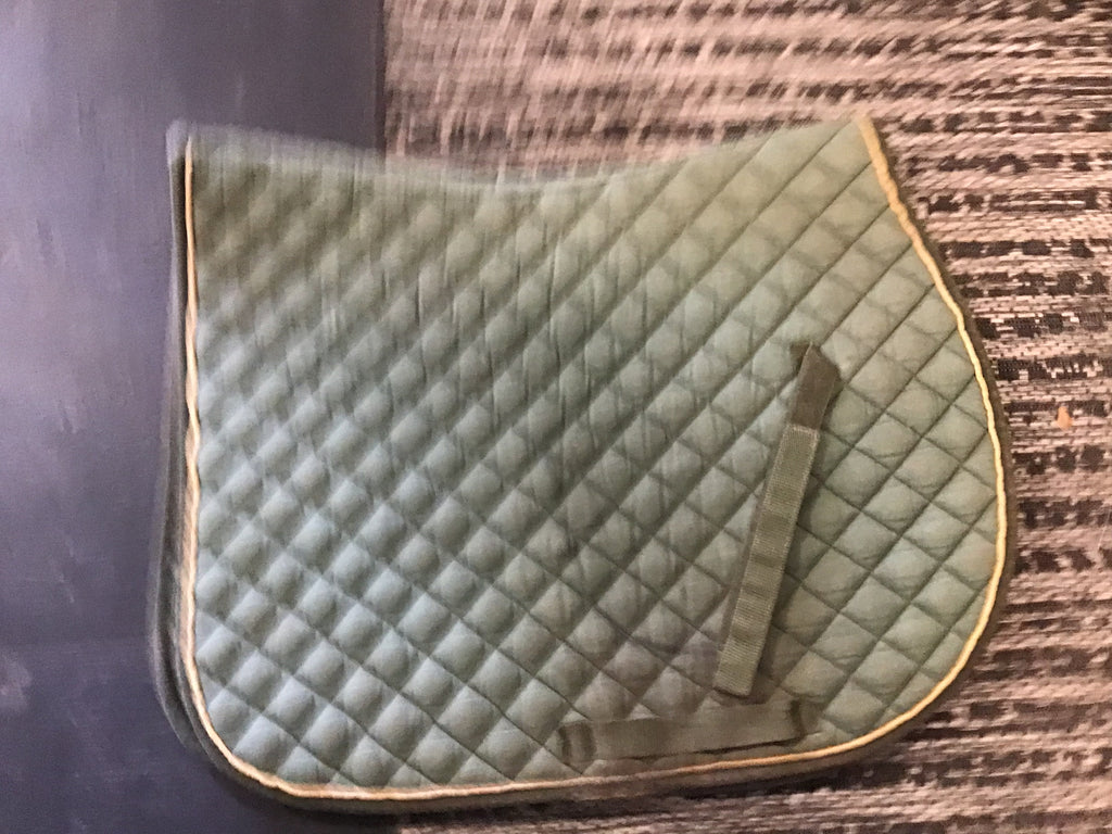 Green Pony Saddle Pad