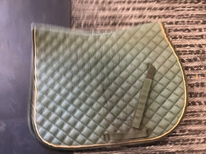 Green Pony Saddle Pad