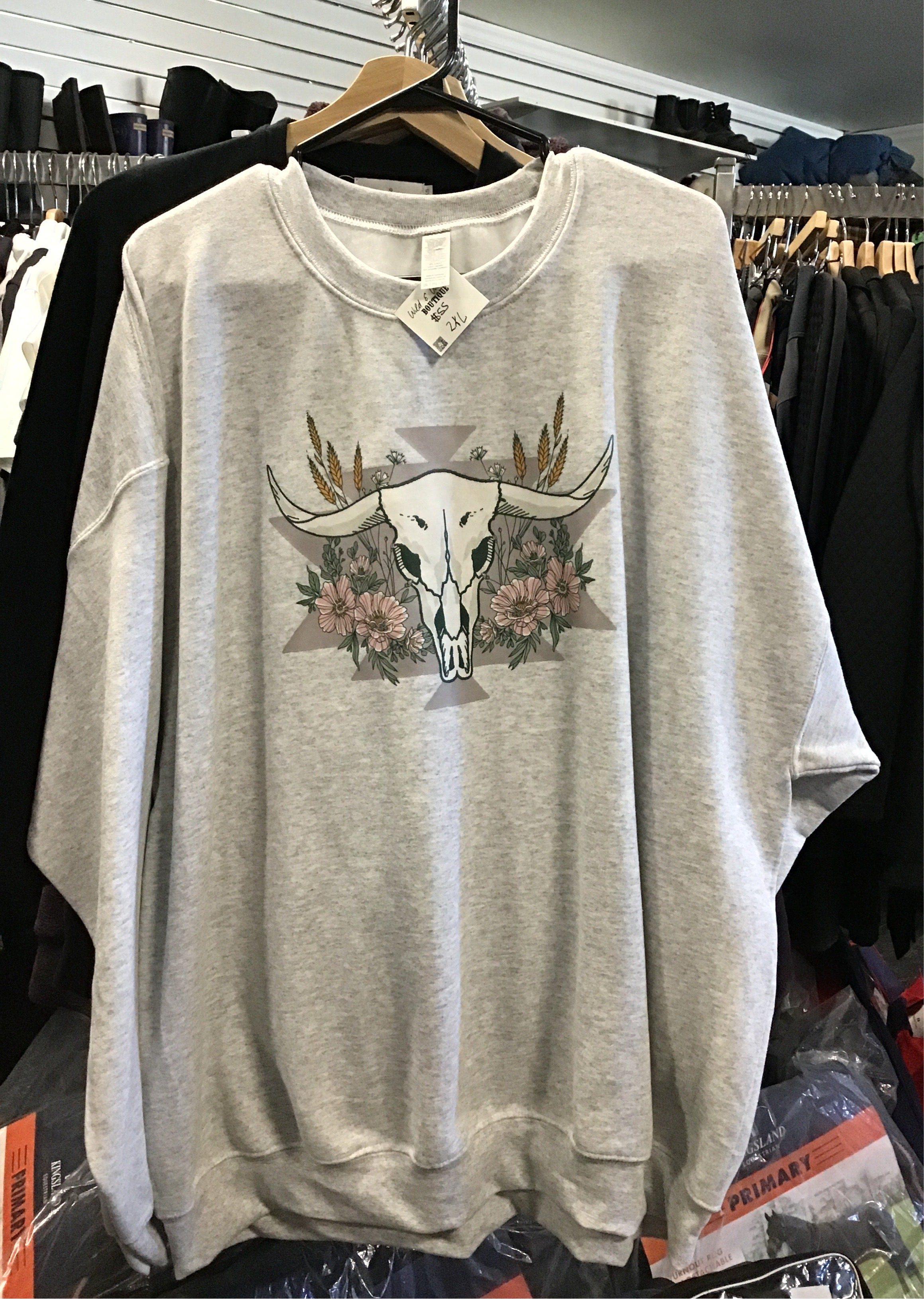 Longhorn Skull Sweatshirt