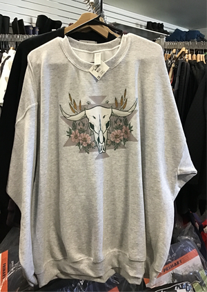 Longhorn Skull Sweatshirt