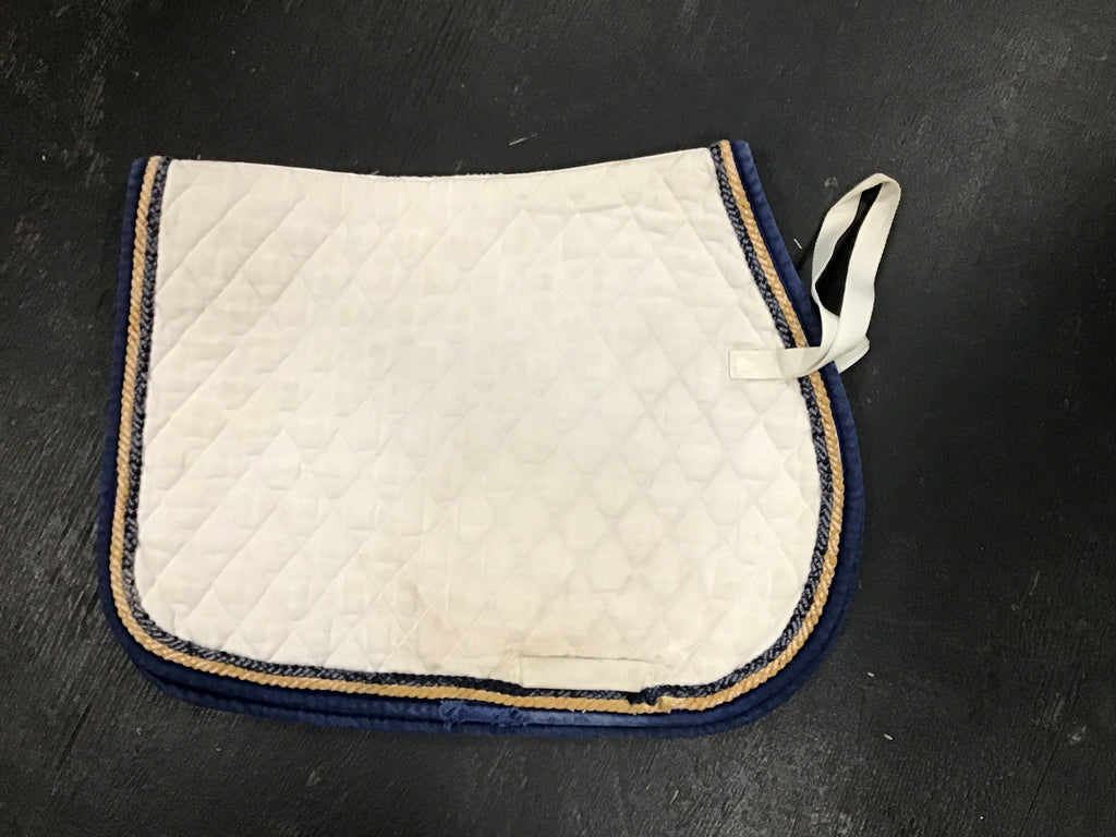 AP Pad w gold/blue piping