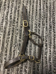 Leather grooming halter