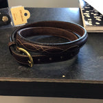 Small leather belt