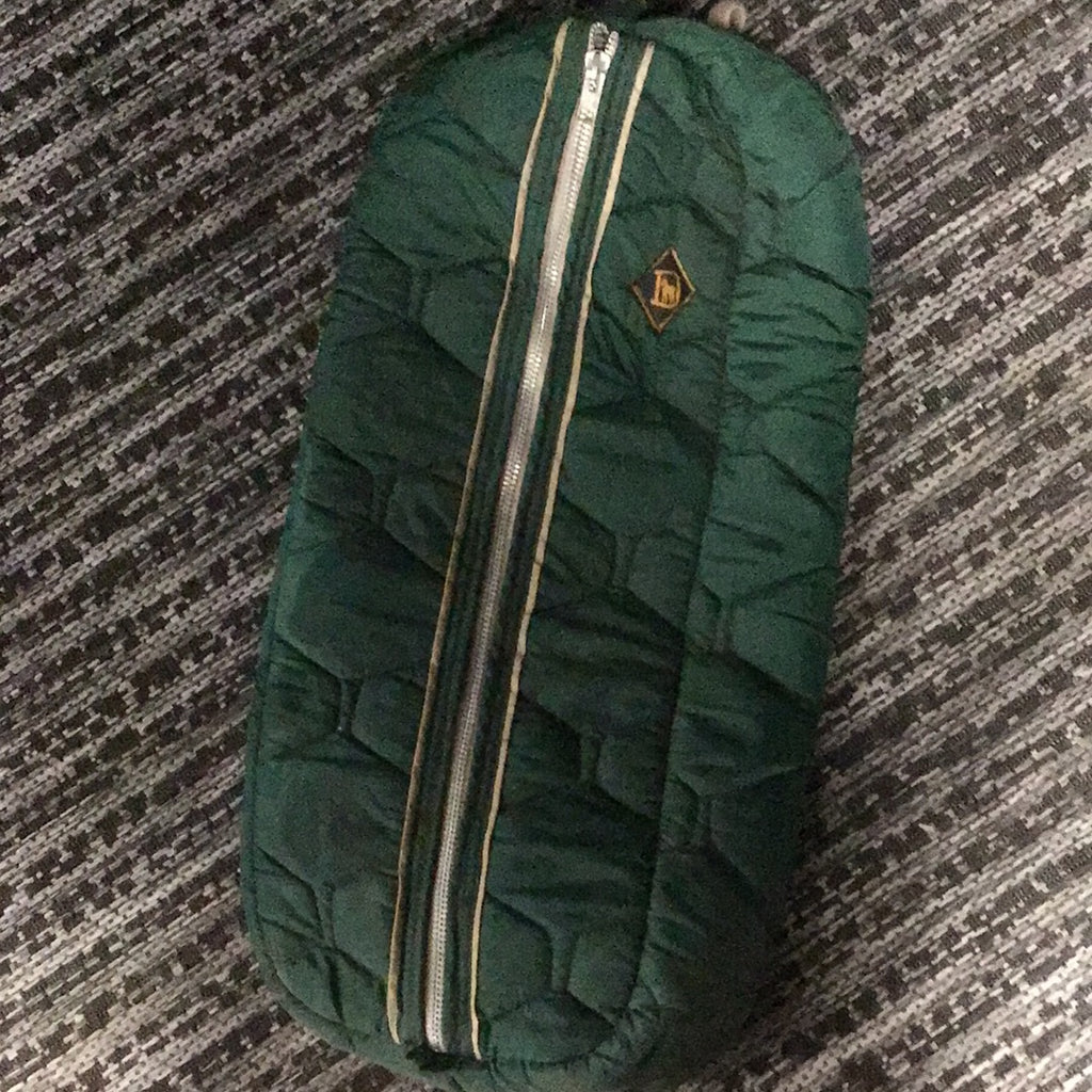 Hunter green bridle bag