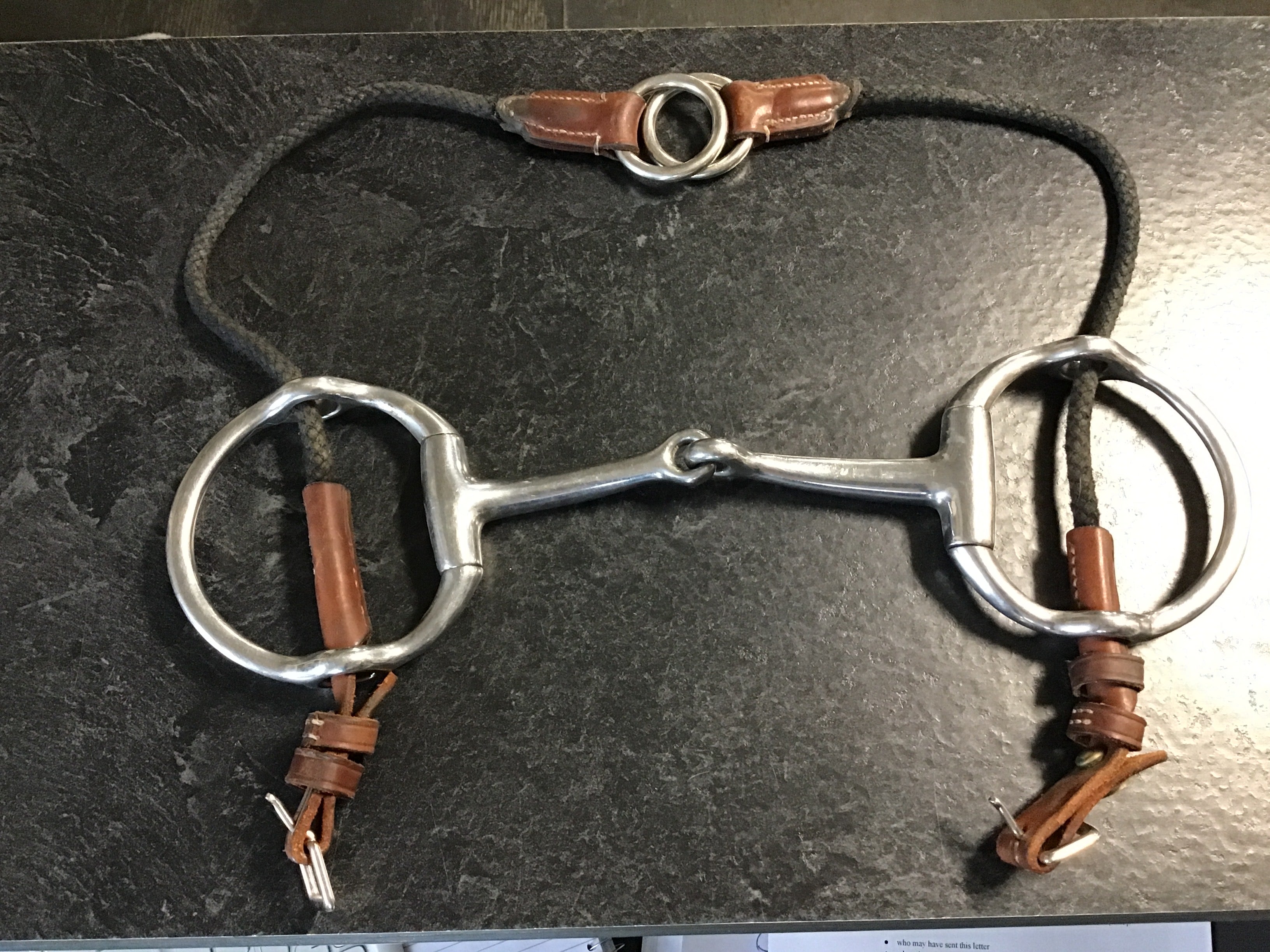 Rope gag bit 6”
