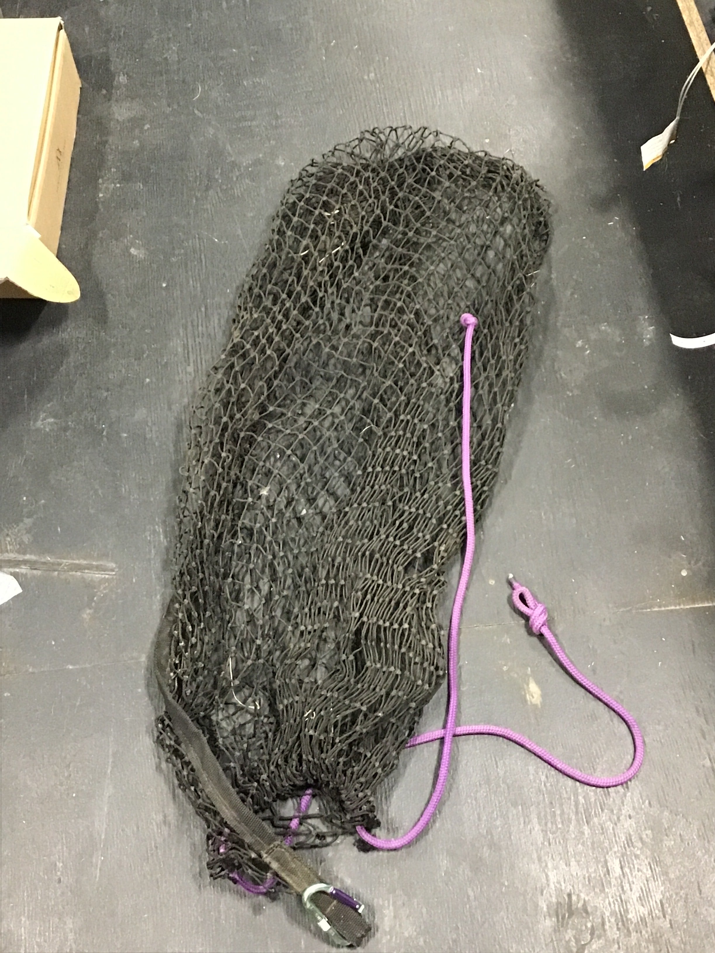 Black hay net