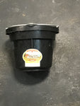 Rubber 8qt flat back bucket