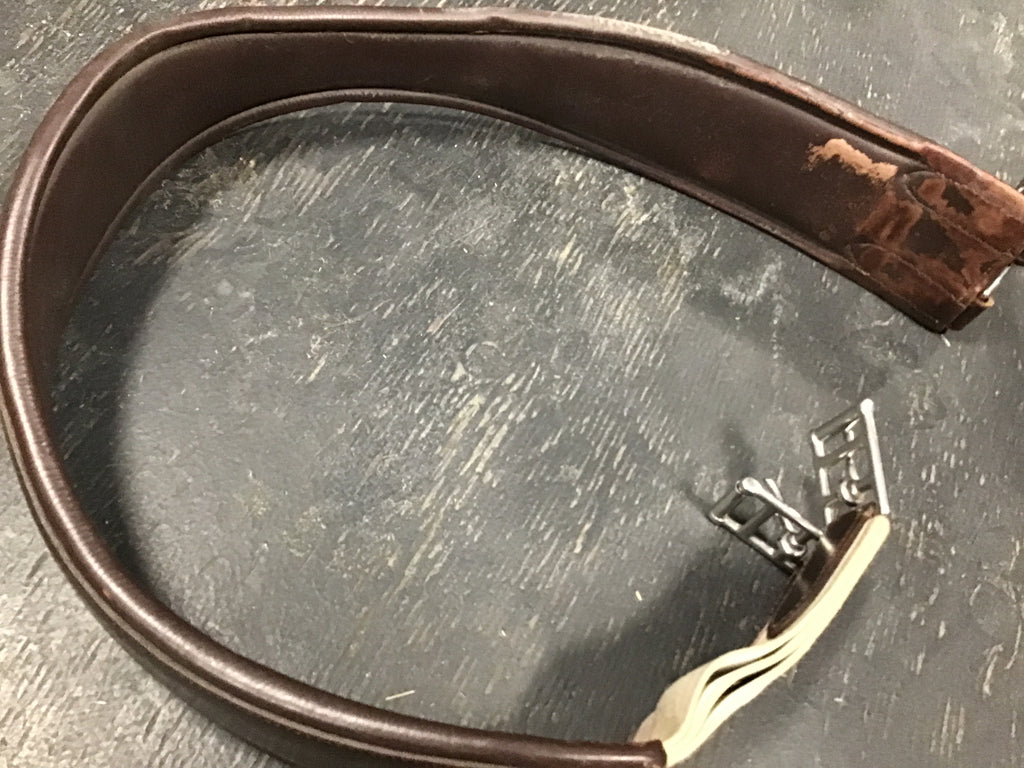 44” leather girth