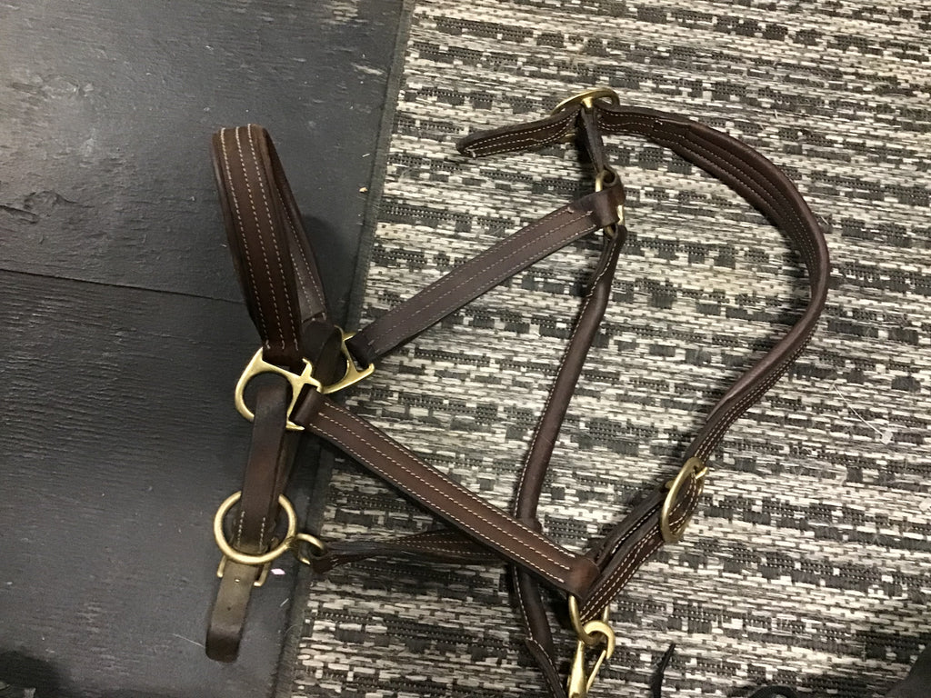 Brown Leather Halter