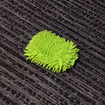 Green scrubby bathing cloth