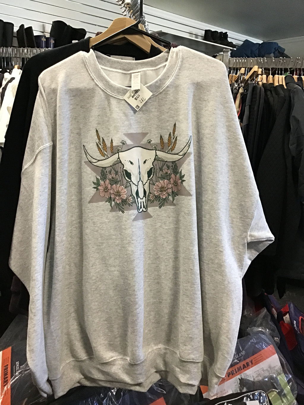 Longhorn Skull Sweatshirt