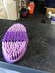 Purple body brush