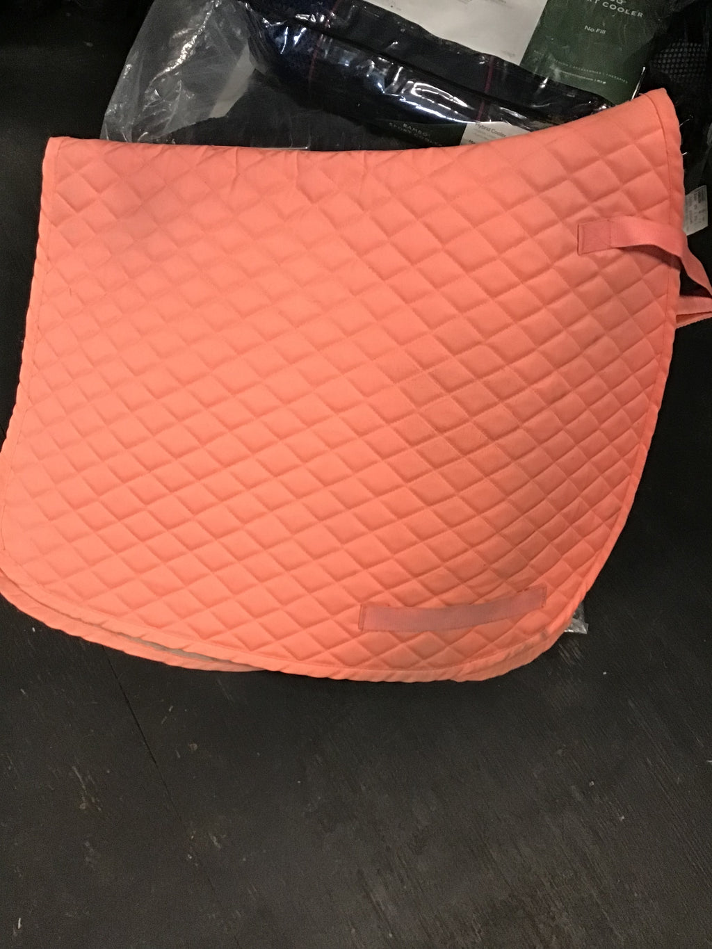 Salmon saddle pad