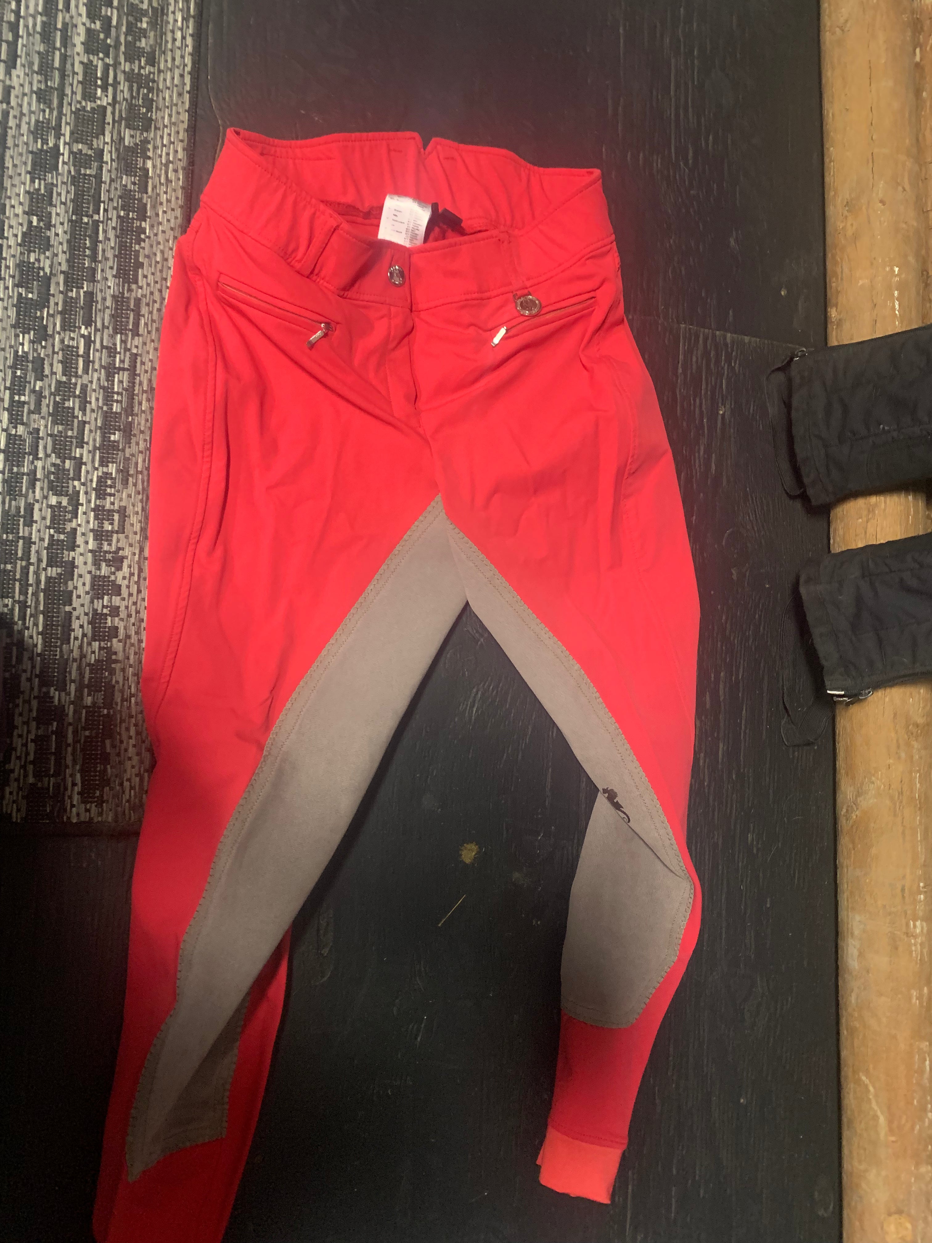 Red cavallino breeches - SZ 30