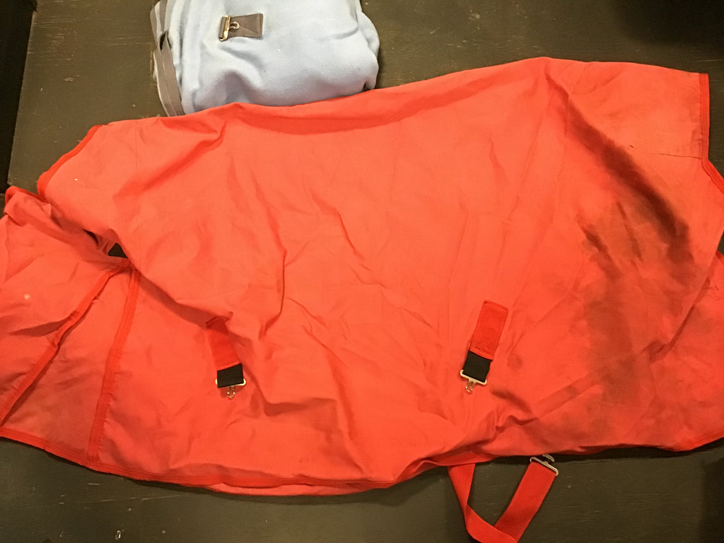 Red shedrow rain sheet 76”