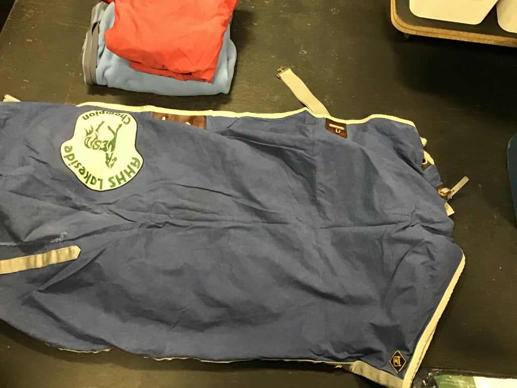 Dark blue stall sheet 76”