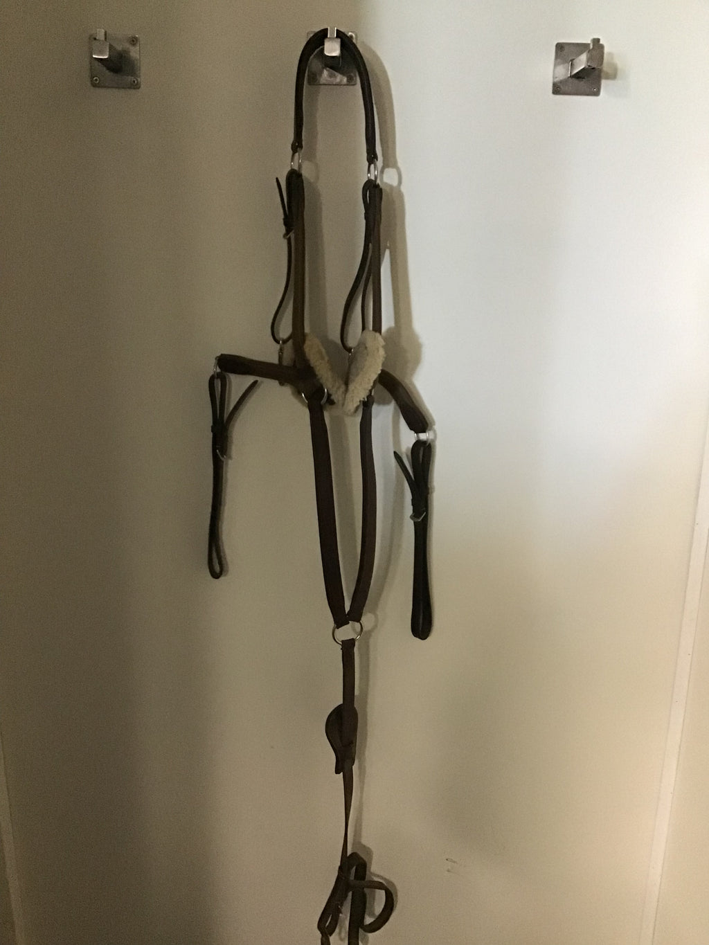 5-point leather breastplate(horse)