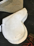 White fluffy hunter pad