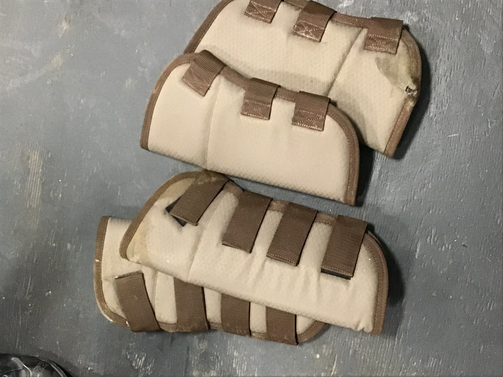 Brown shipping boots