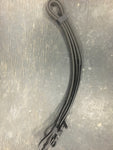 black rubber reins