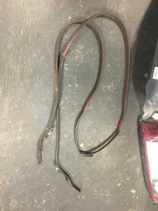brown rubber rein