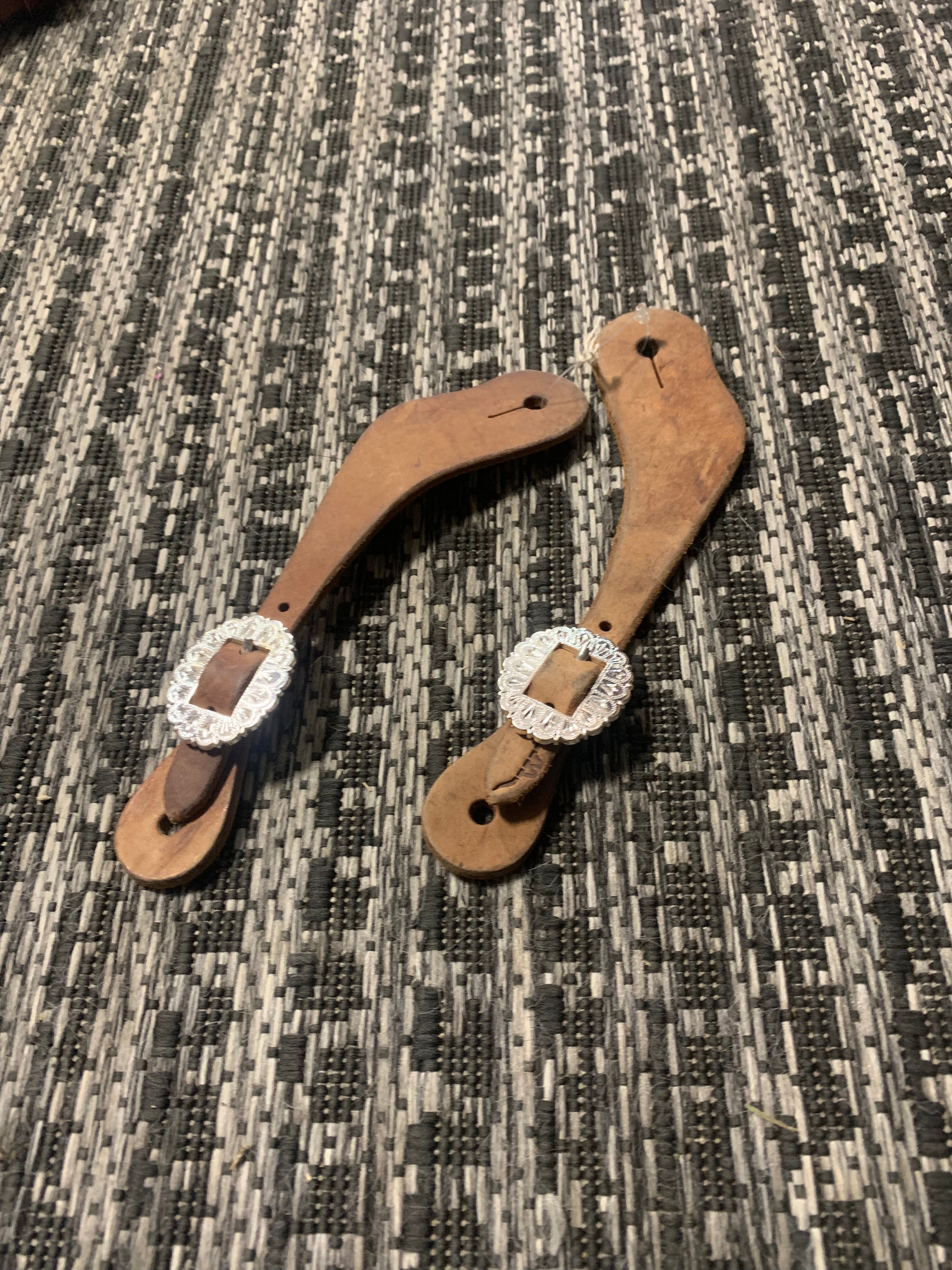 Western Rawhide Spur Strap
