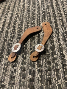 Western Rawhide Spur Strap