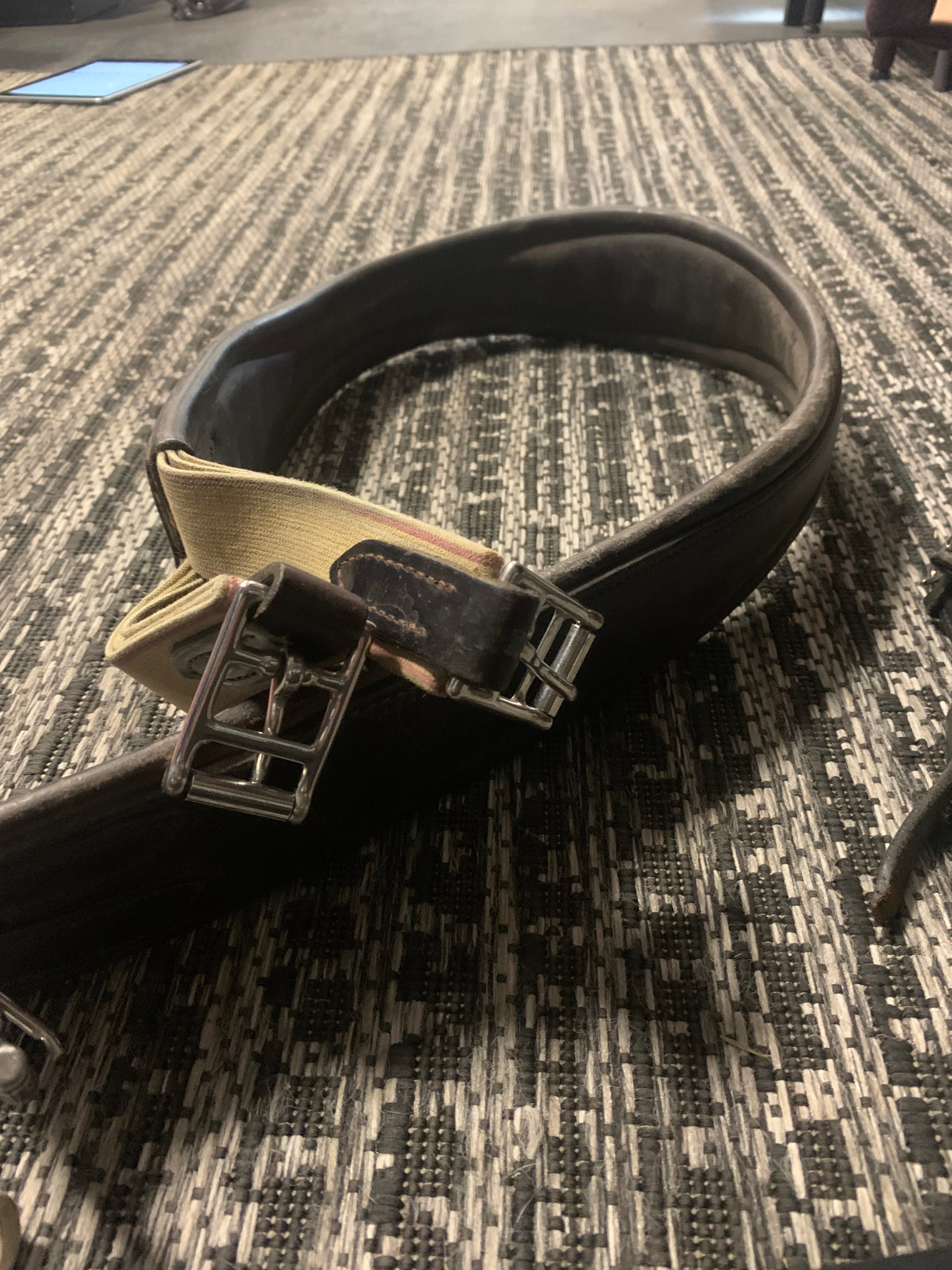 50" Leather girth