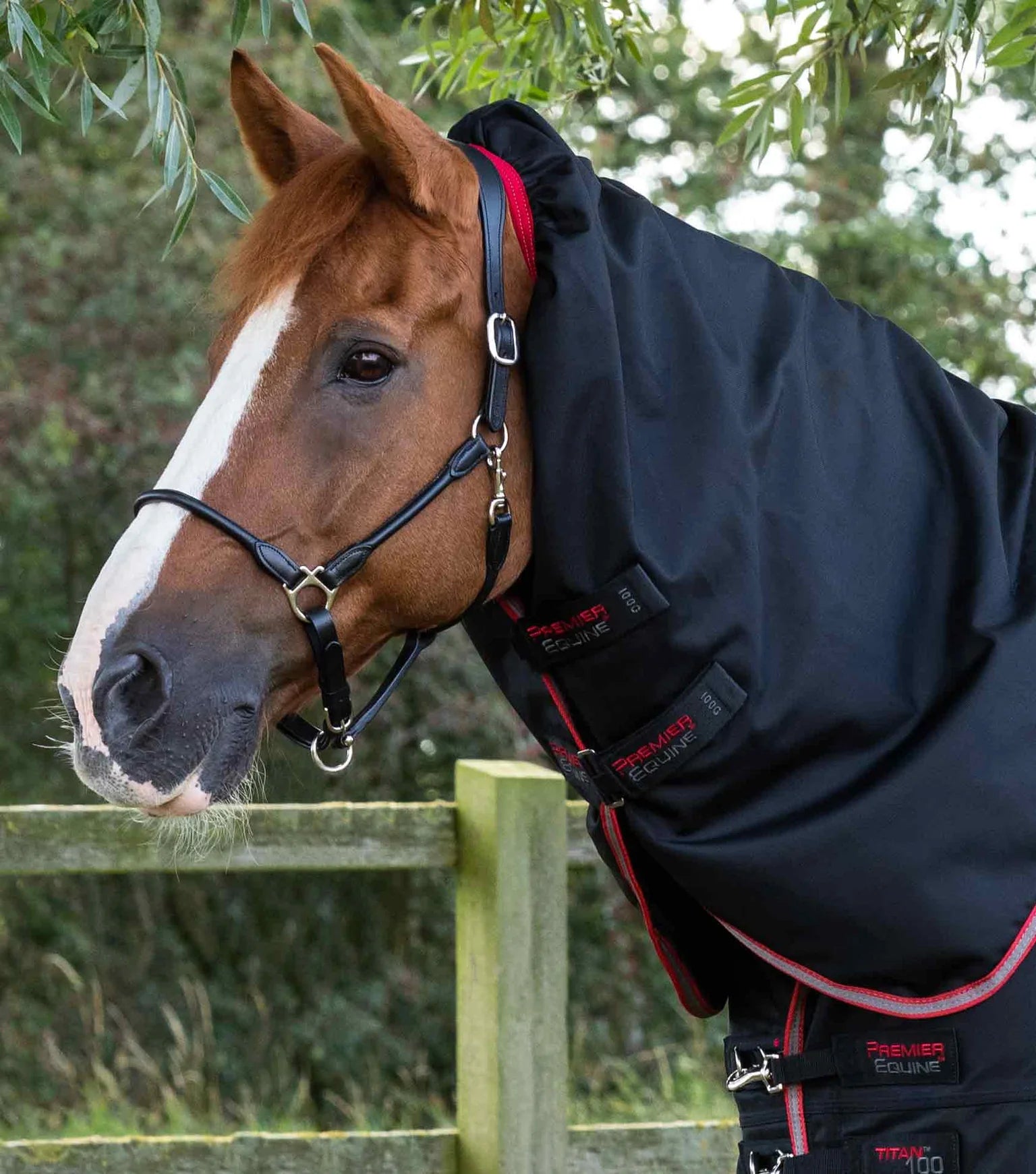 Titan 100g black/red neck cover (Large)