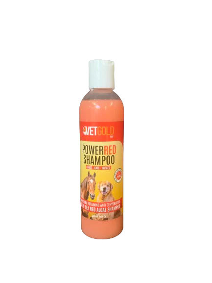 VetGold PowerRed Moisture Retaining Shampoo 236 ml