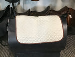 Baby pad w maroon piping