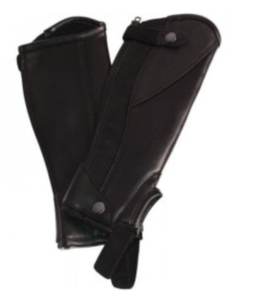 Equigear Synthetic Leather Half Chap