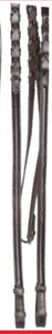 Full 5/8 Sherwood Laced Reins-Chocolate