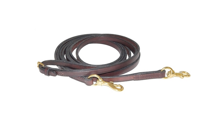 Snap-on Leather Draw Reins