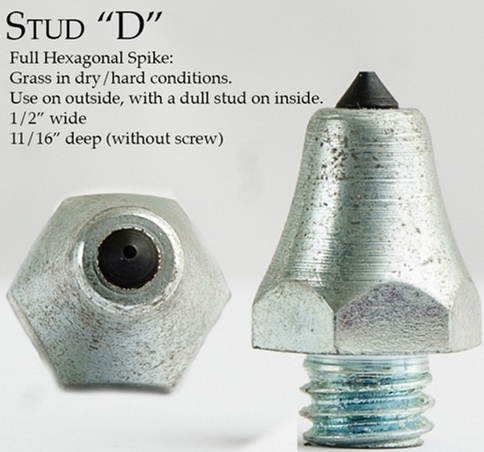 Stud "D"-Full Hexagonal Spike