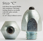 Stud "C"- Full Short Hexagonal Bullet