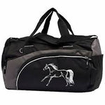 AWST Galloping Horse Duffle Bag Black/Grey