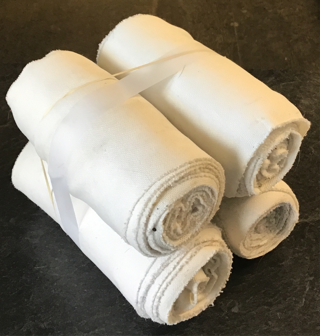 White standing wraps (set of 4)