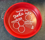 Santa cookie tray