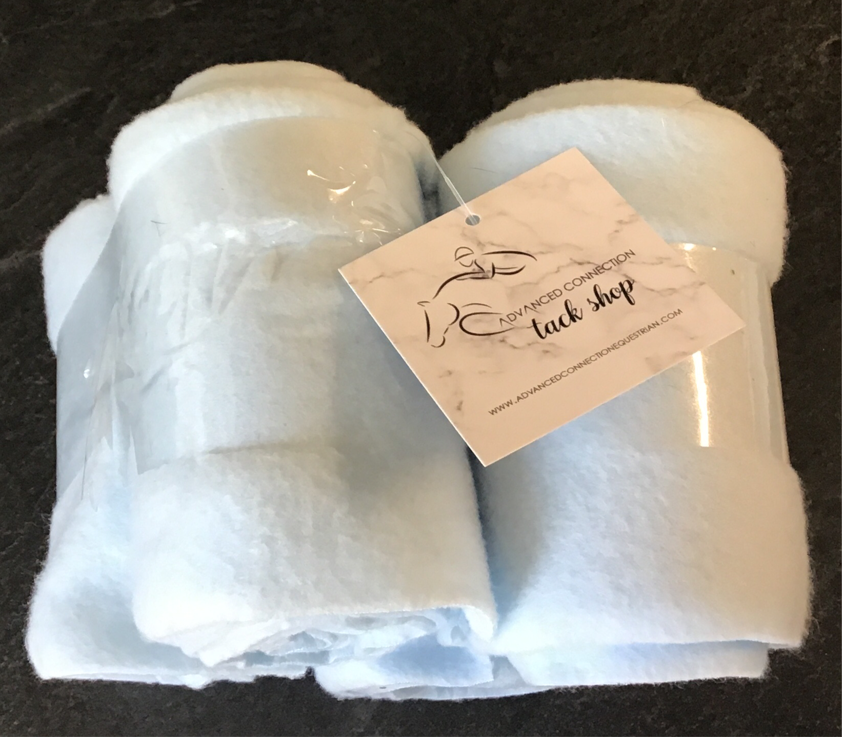 Pastel blue polo set of 4