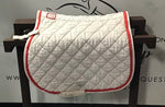 White AP Pad w red trim